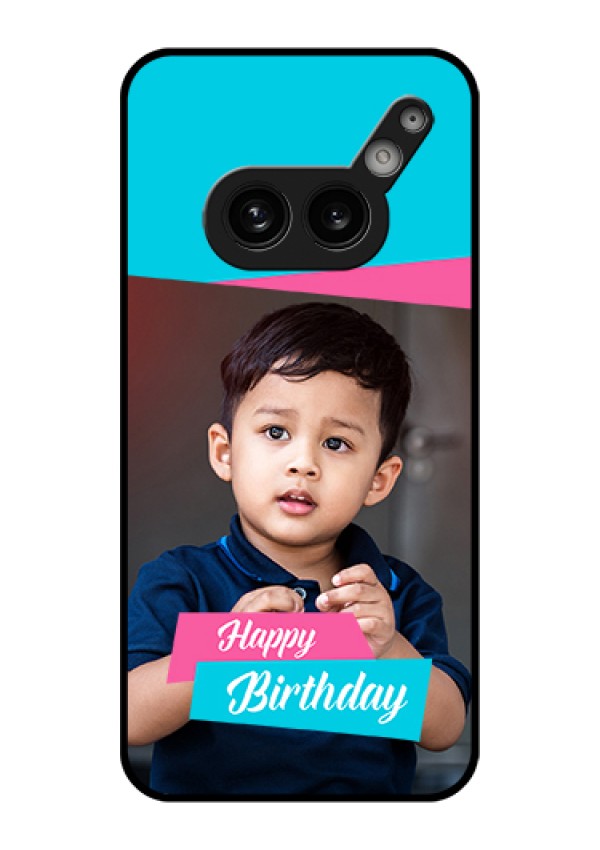 Nothing Phone 2A Plus Custom Glass Phone Case - Image Holder With 2 Color Design