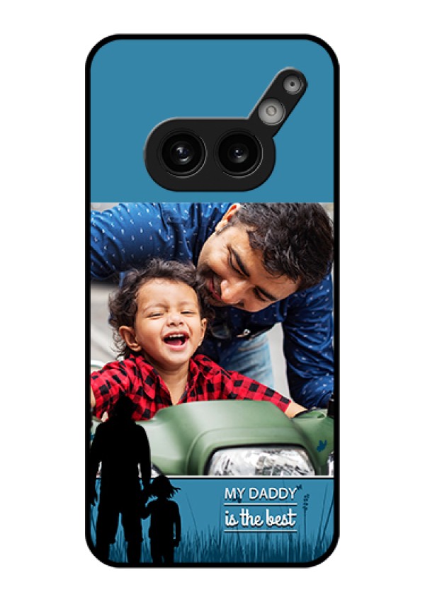 Nothing Phone 2A Plus Custom Glass Phone Case - Best Dad Design