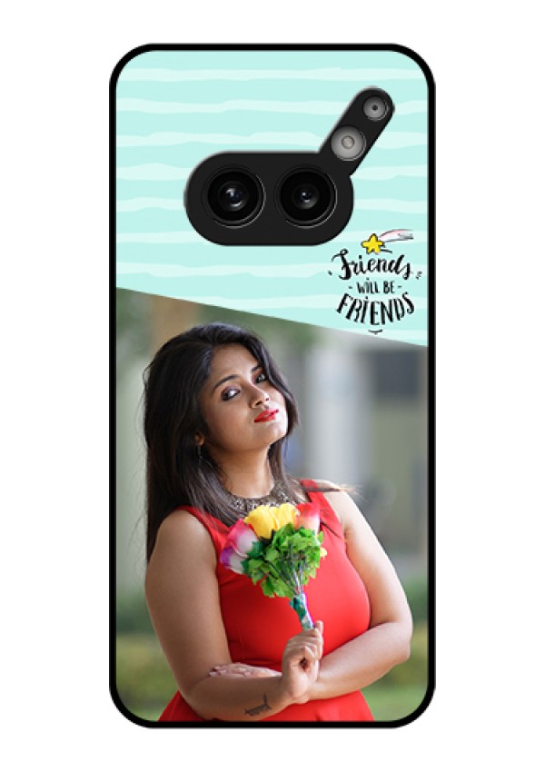 Nothing Phone 2A Plus Custom Glass Phone Case - Friends Picture Icon Design