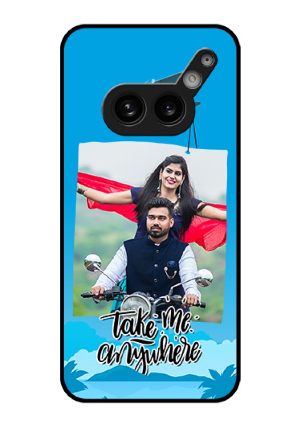 Nothing Phone 2A Plus Custom Glass Phone Case - Traveller Design