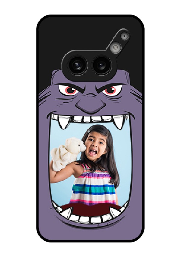 Nothing Phone 2A Plus Custom Glass Phone Case - Angry Monster Design