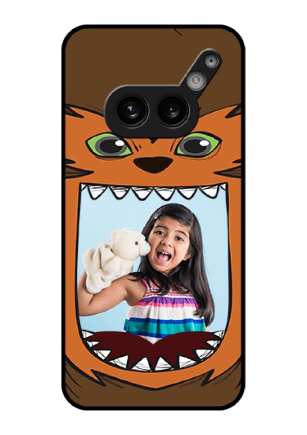 Nothing Phone 2A Plus Custom Glass Phone Case - Owl Monster Back Case Design
