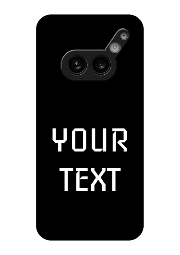 Nothing Phone 2A Plus Custom Glass Phone Case - Your Name Design