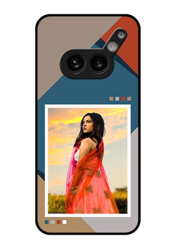 Nothing Phone 2A Plus Custom Glass Phone Case - Retro Color Pallet Design