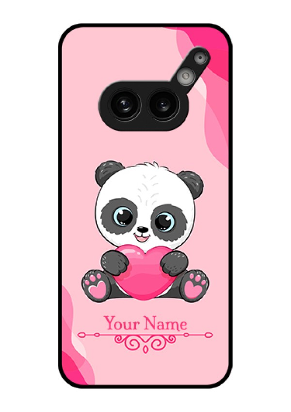 Nothing Phone 2A Plus Custom Glass Phone Case - Cute Panda Design