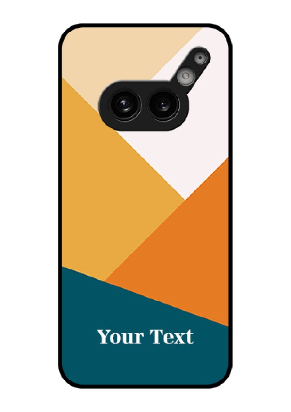 Nothing Phone 2A Plus Custom Glass Phone Case - Stacked Multi - Colour Design