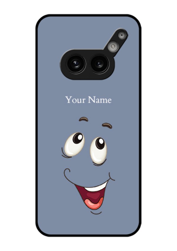Nothing Phone 2A Plus Custom Glass Phone Case - Laughing Cartoon Face Design