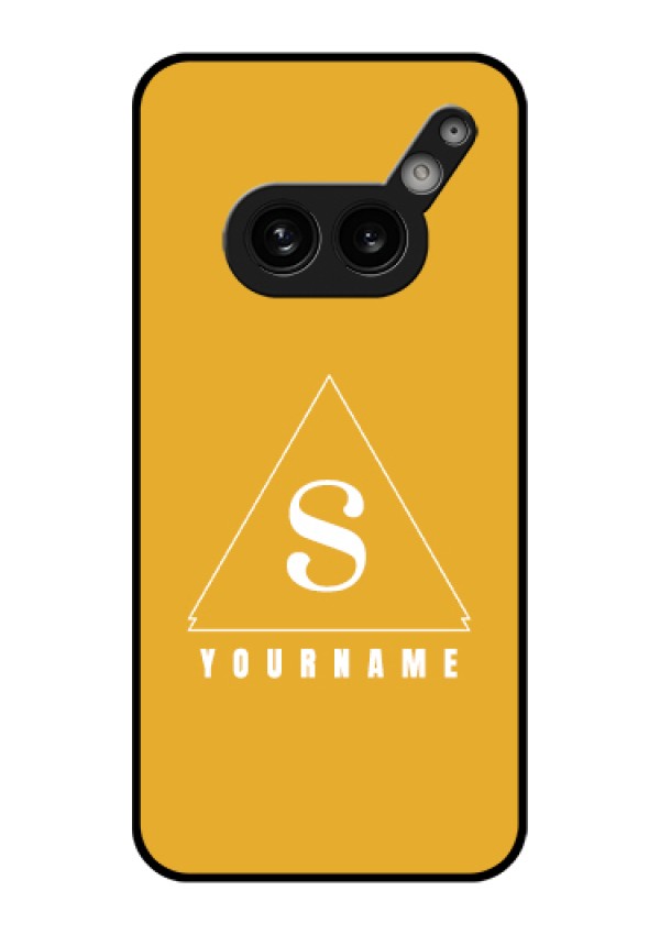 Nothing Phone 2A Plus Custom Glass Phone Case - Simple Triangle Design