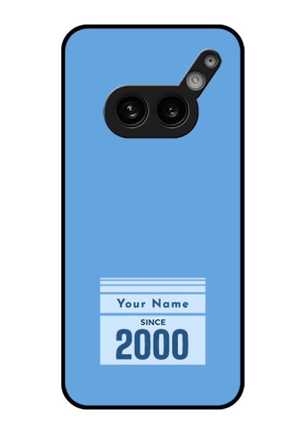 Nothing Phone 2A Plus Custom Glass Phone Case - Custom Year Of Birth Design