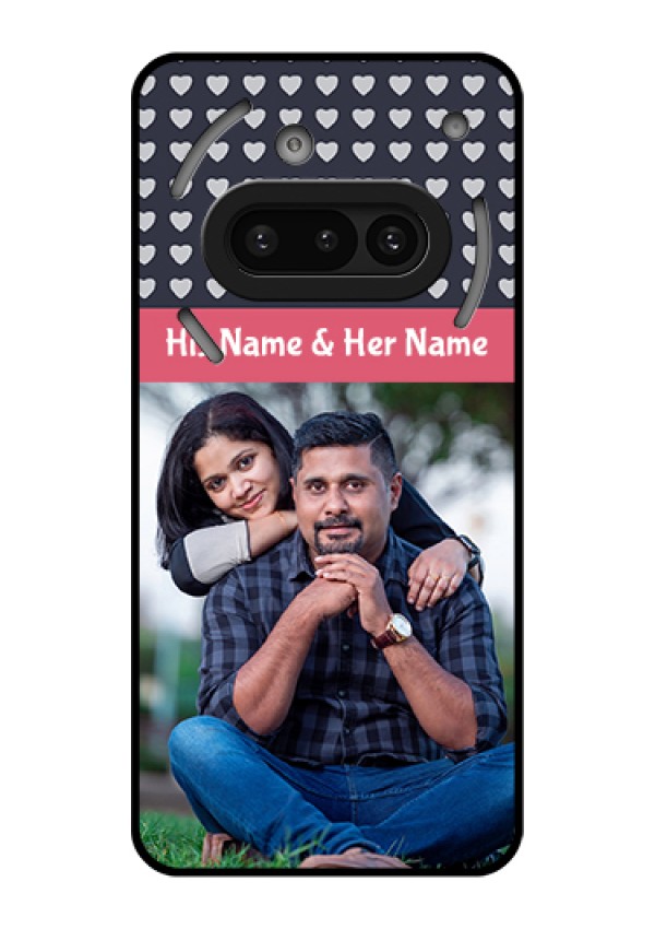 Nothing Phone 3A 5G Custom Glass Phone Case - Love Symbols Design