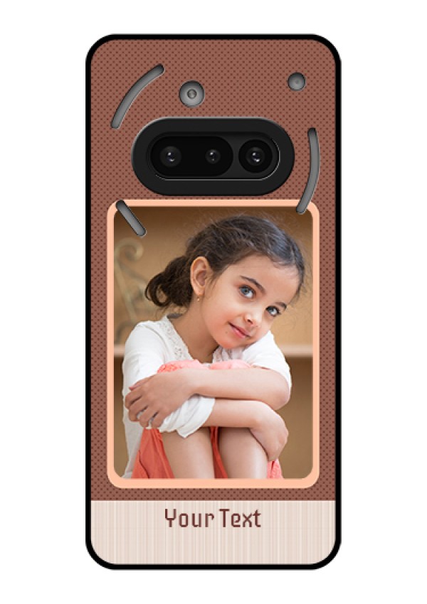 Nothing Phone 3A 5G Custom Glass Phone Case - Simple Pic Upload Design