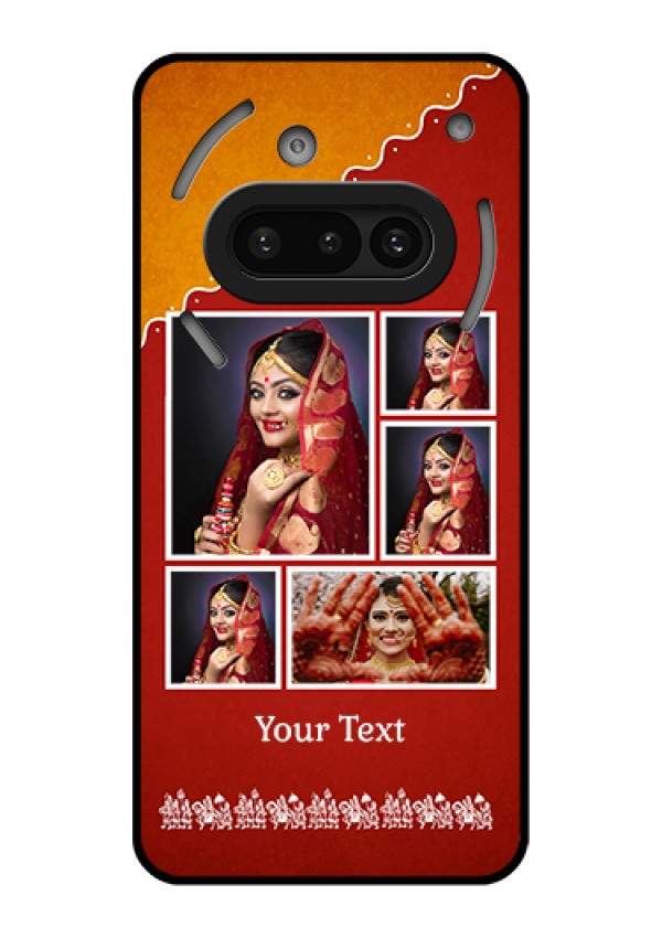 Nothing Phone 3A 5G Custom Glass Phone Case - Wedding Pic Upload Design