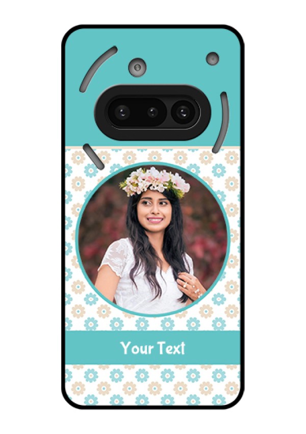 Nothing Phone 3A 5G Custom Glass Phone Case - Beautiful Flowers Design