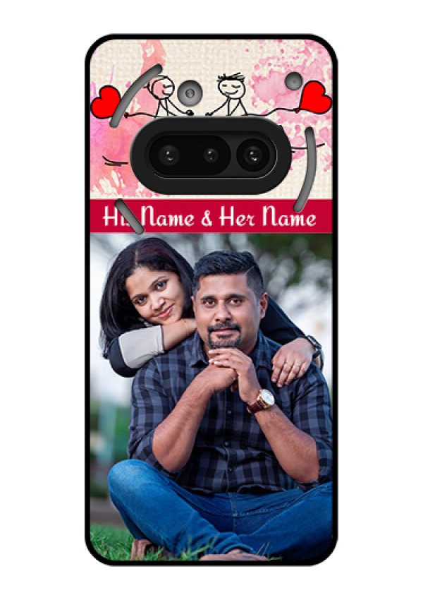 Nothing Phone 3A 5G Custom Glass Phone Case - You And Me Case Design