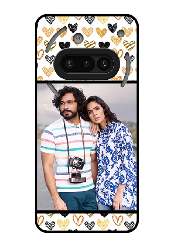 Nothing Phone 3A 5G Custom Glass Phone Case - Love Symbol Design