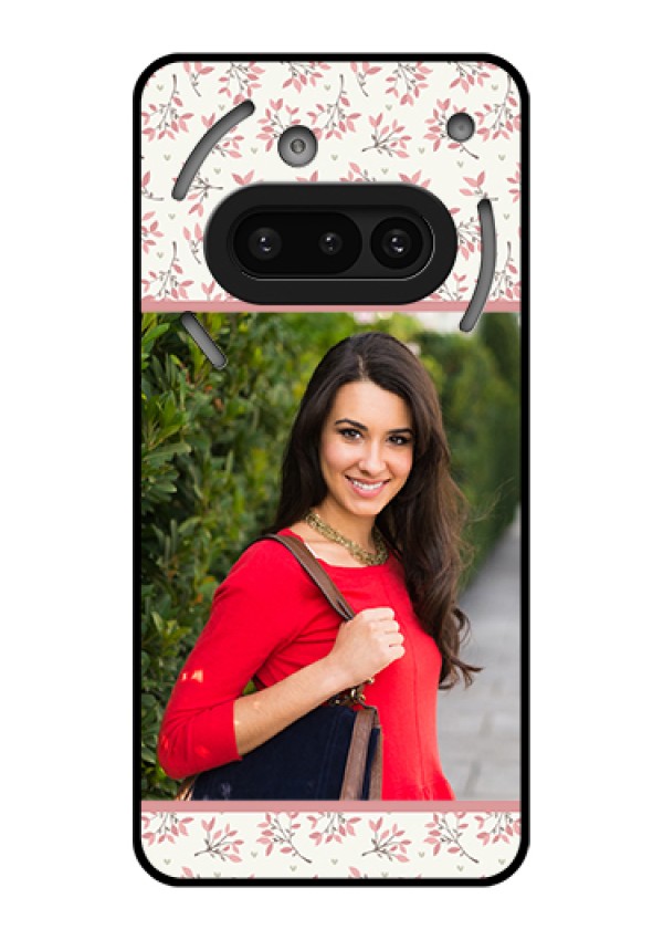 Nothing Phone 3A 5G Custom Glass Phone Case - Stunning Floral Design