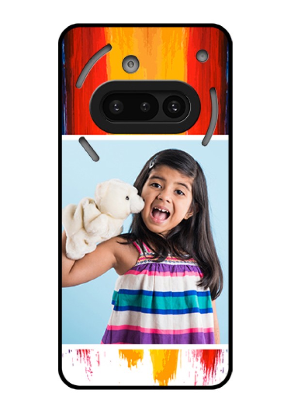 Nothing Phone 3A 5G Custom Glass Phone Case - Multi Color Design