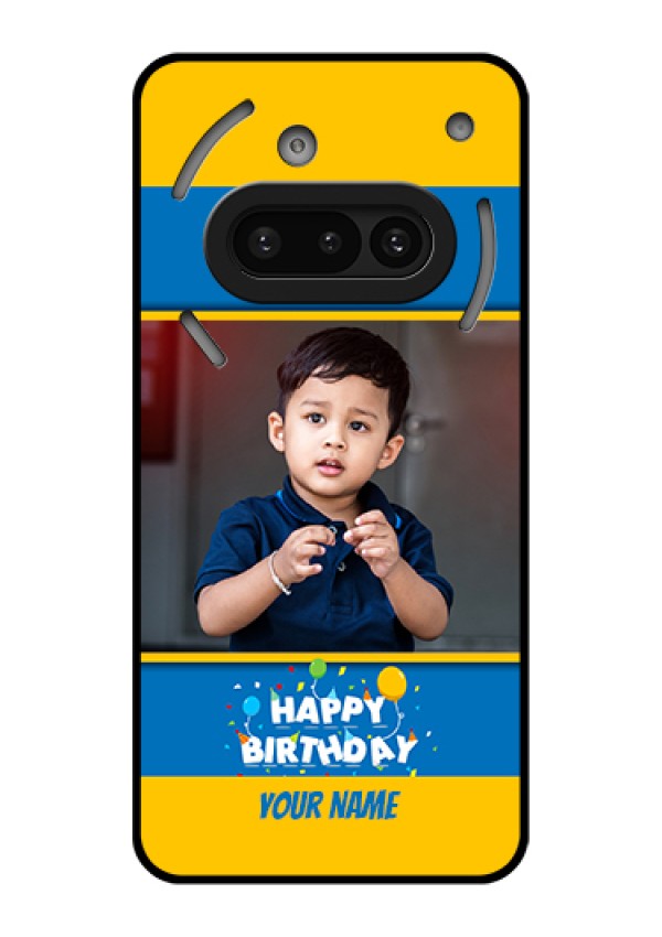 Nothing Phone 3A 5G Custom Glass Phone Case - Birthday Wishes Design