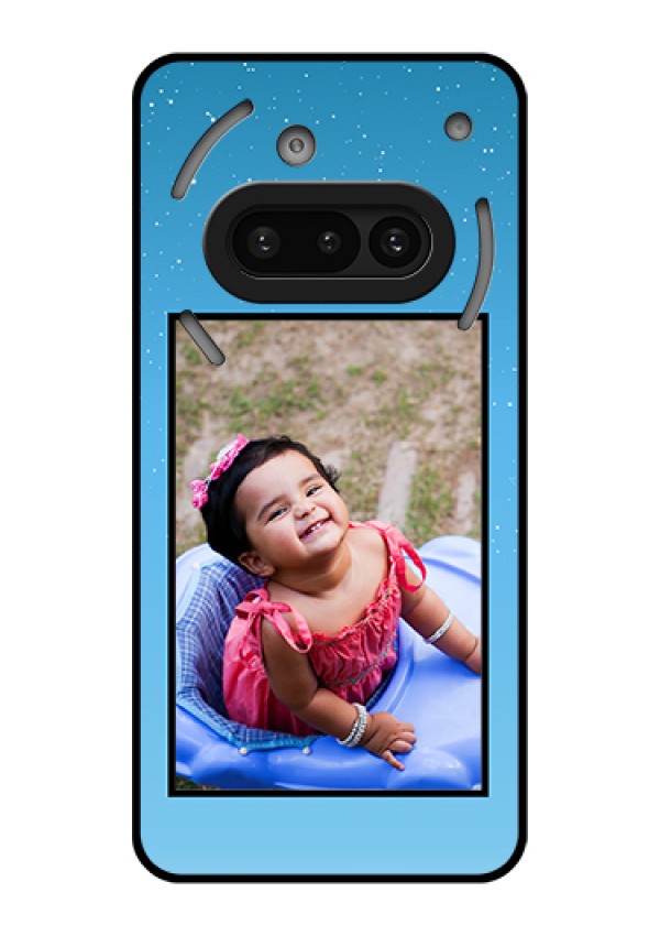 Nothing Phone 3A 5G Custom Glass Phone Case - Wave Pattern Colorful Design