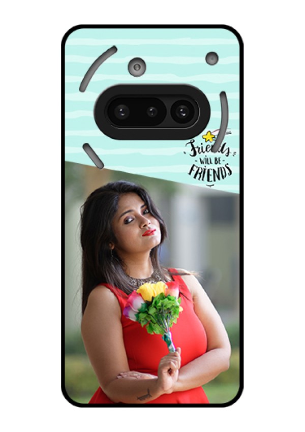 Nothing Phone 3A 5G Custom Glass Phone Case - Friends Picture Icon Design