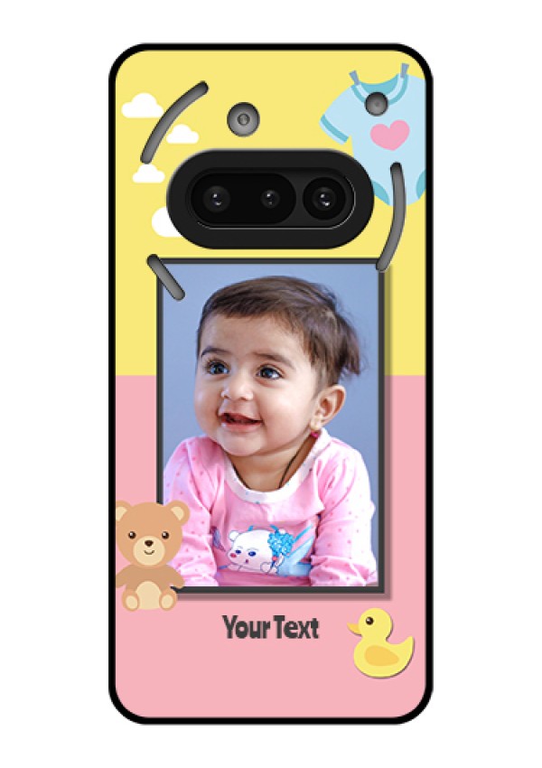 Nothing Phone 3A 5G Custom Glass Phone Case - Kids 2 Color Design