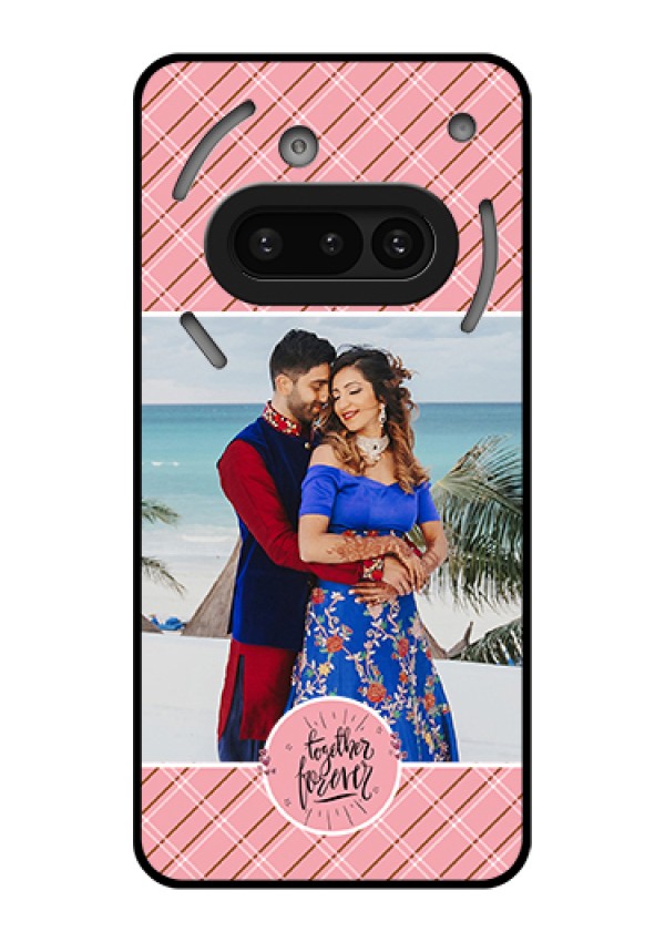 Nothing Phone 3A 5G Custom Glass Phone Case - Together Forever Design