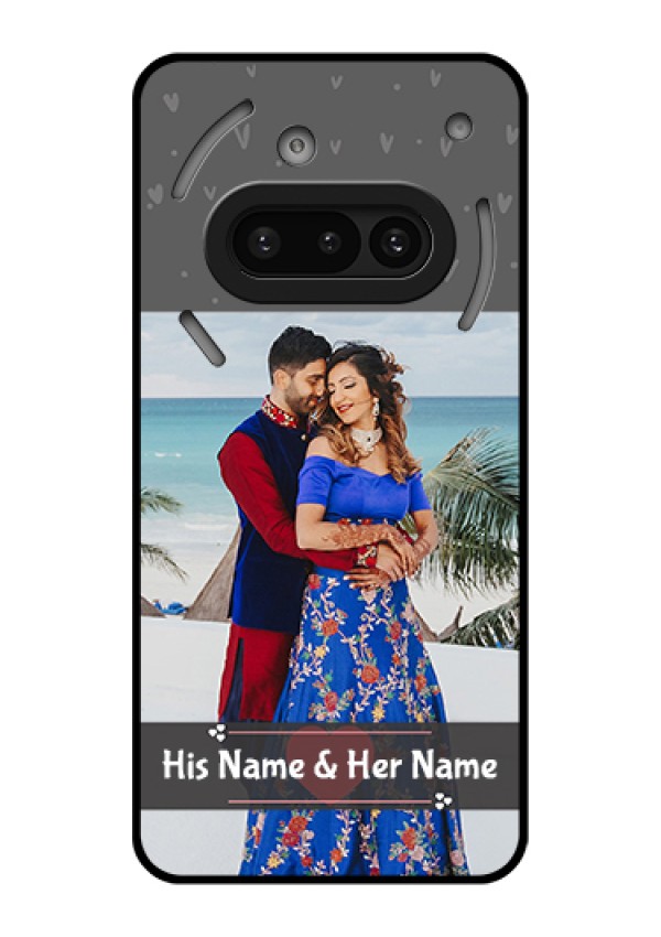 Nothing Phone 3A 5G Custom Glass Phone Case - Buy Love Design With Photo Online