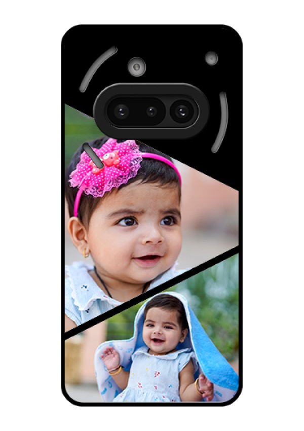 Nothing Phone 3A 5G Custom Glass Phone Case - Semi Cut Design