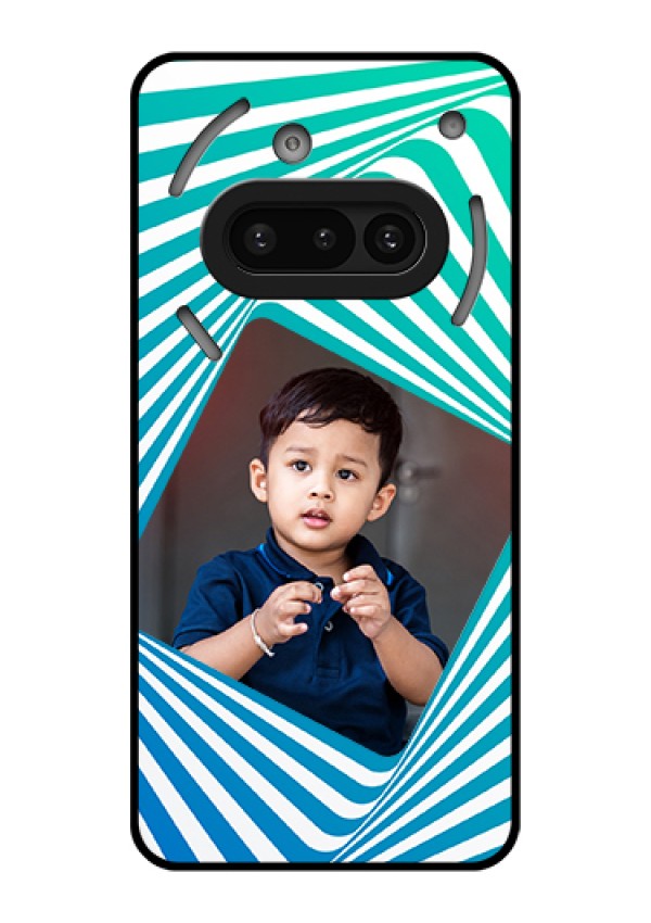 Nothing Phone 3A 5G Custom Glass Phone Case - Abstract Spiral Design