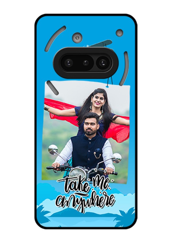 Nothing Phone 3A 5G Custom Glass Phone Case - Traveller Design