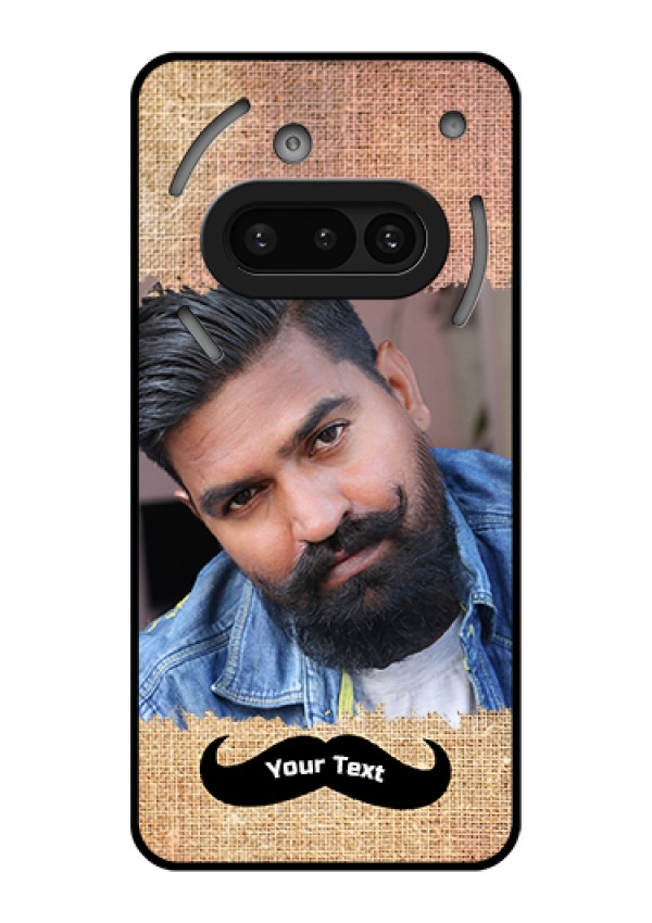 Nothing Phone 3A 5G Custom Glass Phone Case - With Texture Design