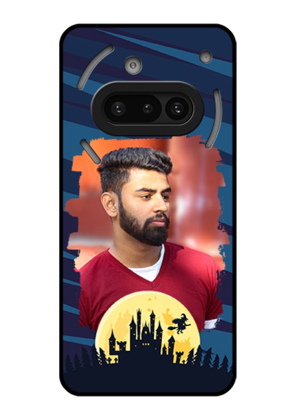 Nothing Phone 3A 5G Custom Glass Phone Case - Halloween Witch Design