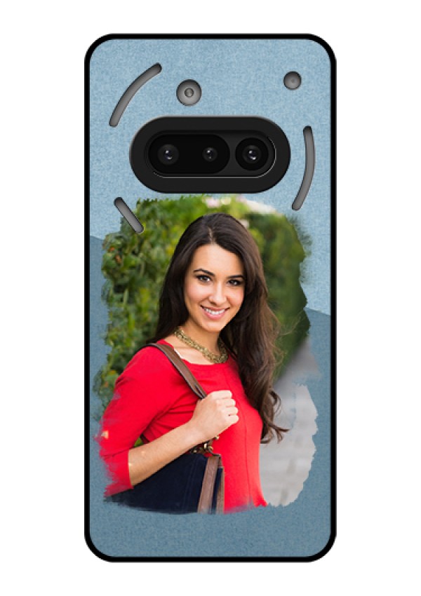 Nothing Phone 3A 5G Custom Glass Phone Case - Grunge Line Art Design
