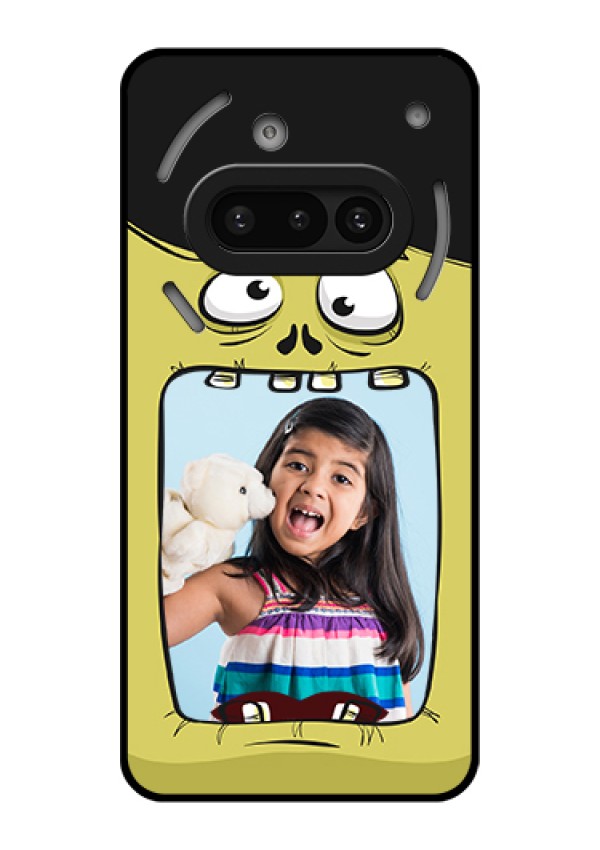 Nothing Phone 3A 5G Custom Glass Phone Case - Cartoon Monster Back Case Design