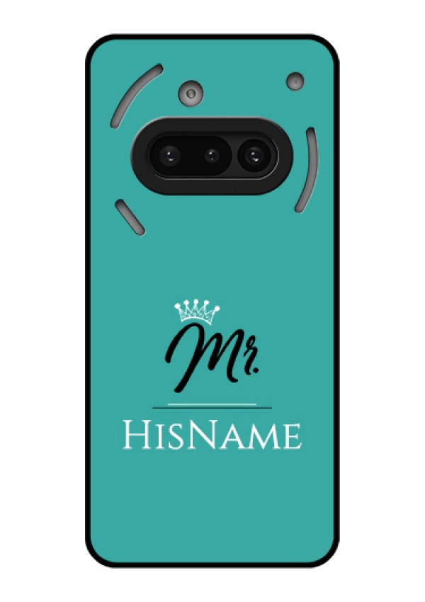 Nothing Phone 3A 5G Custom Glass Phone Case - Mr With Name Design