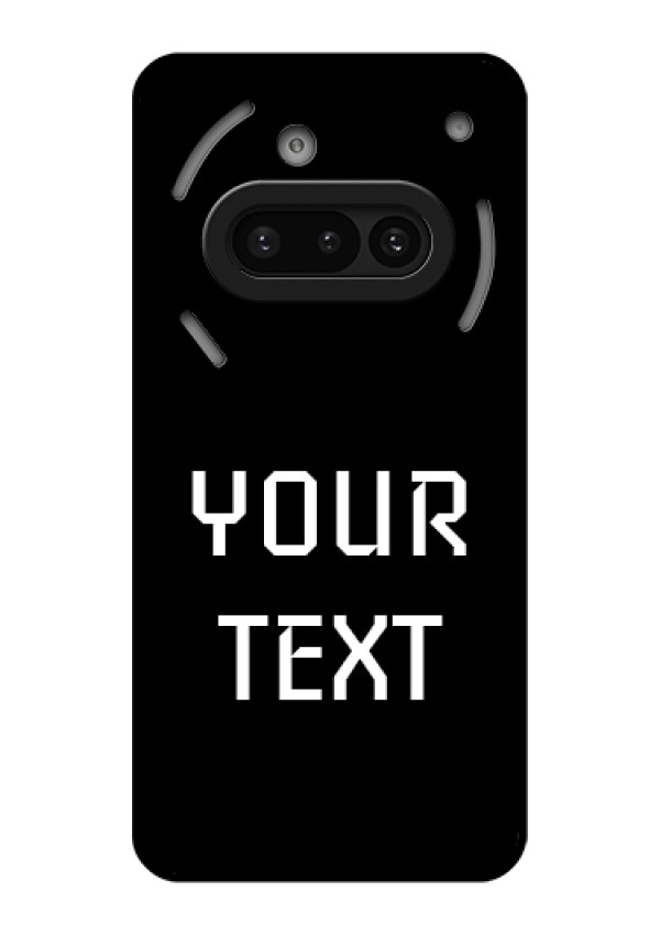 Nothing Phone 3A 5G Custom Glass Phone Case - Your Name Design