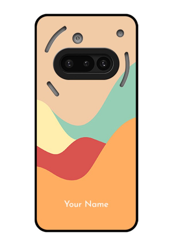 Nothing Phone 3A 5G Custom Glass Phone Case - Ocean Waves Multi - Colour Design