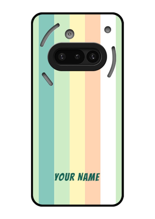 Nothing Phone 3A 5G Custom Glass Phone Case - Multi - Colour Stripes Design