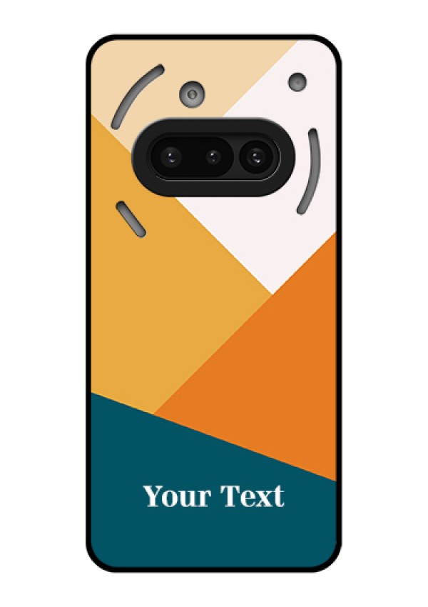 Nothing Phone 3A 5G Custom Glass Phone Case - Stacked Multi - Colour Design