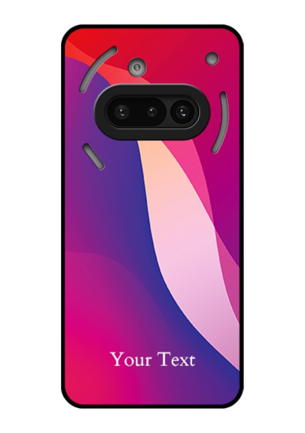 Nothing Phone 3A 5G Custom Glass Phone Case - Digital Abstract Overlap Design