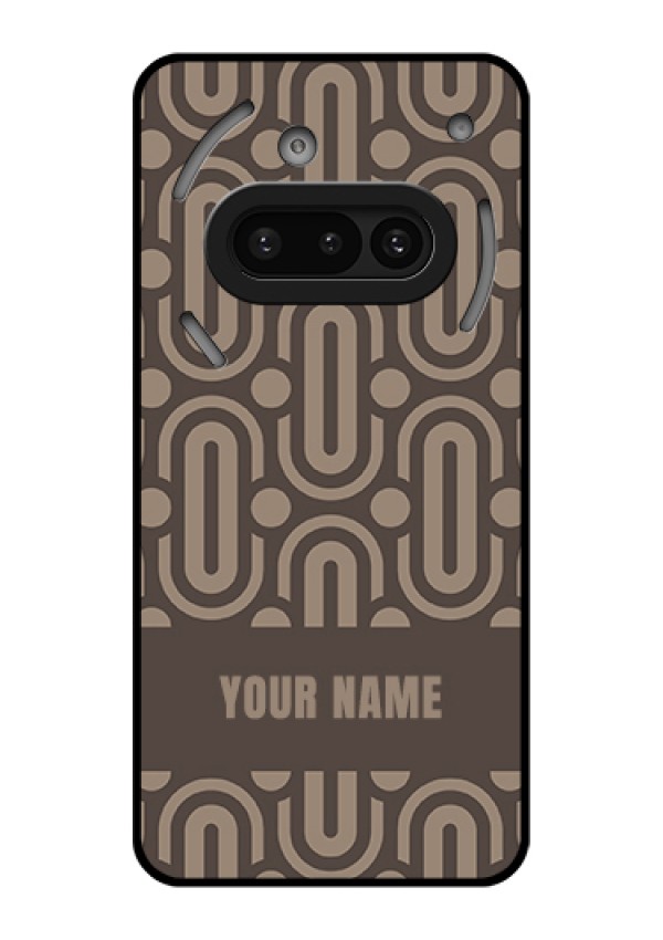 Nothing Phone 3A 5G Custom Glass Phone Case - Captivating Zero Pattern Design