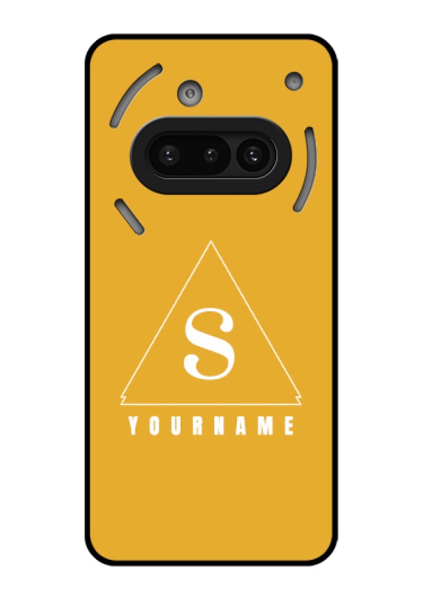 Nothing Phone 3A 5G Custom Glass Phone Case - Simple Triangle Design