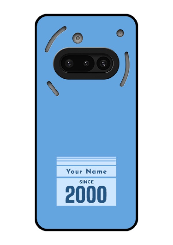 Nothing Phone 3A 5G Custom Glass Phone Case - Custom Year Of Birth Design