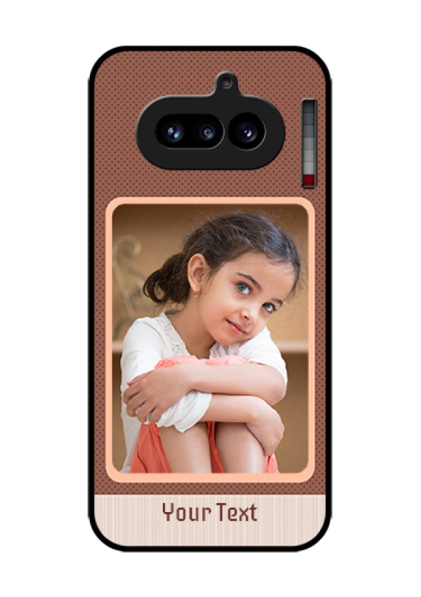 Nothing Phone 4A 5G Custom Glass Phone Case - Simple Pic Upload Design