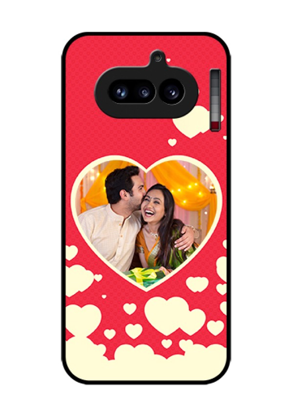 Nothing Phone 4A 5G Custom Glass Phone Case - Love Symbols Phone Cover Design