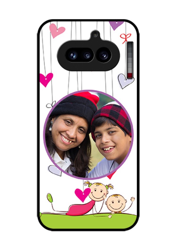 Nothing Phone 4A 5G Custom Glass Phone Case - Cute Kids Phone Case Design