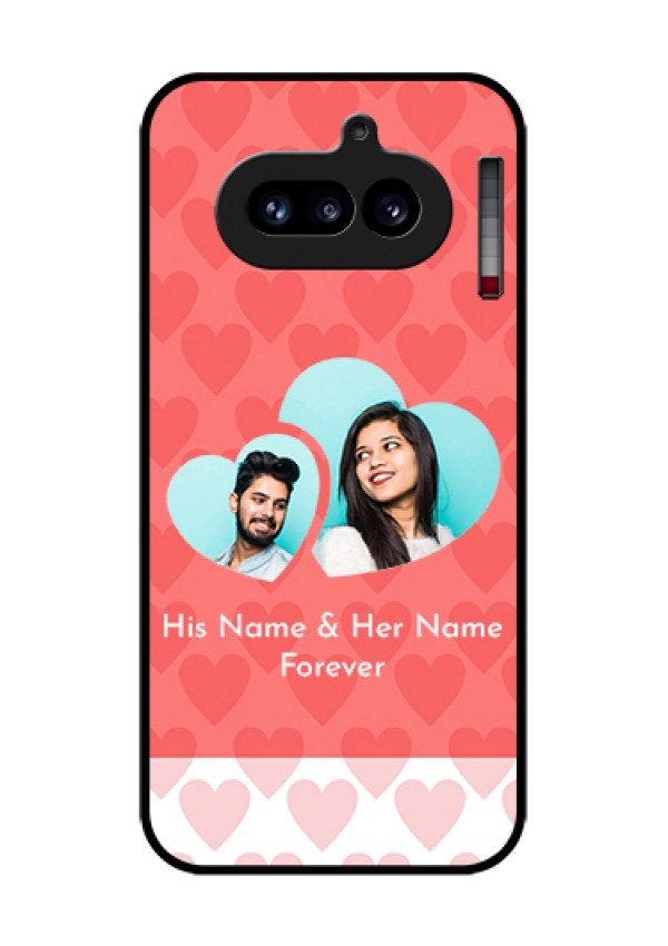Nothing Phone 4A 5G Custom Glass Phone Case - Couple Pic Upload Design