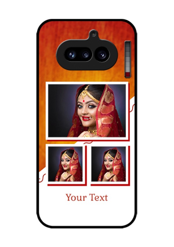 Nothing Phone 4A 5G Custom Glass Phone Case - Wedding Memories Design