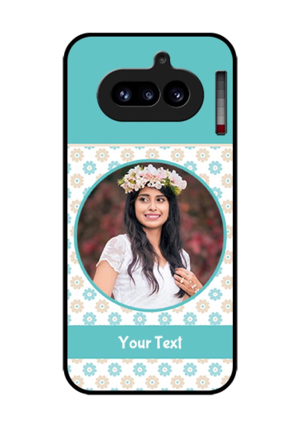 Nothing Phone 4A 5G Custom Glass Phone Case - Beautiful Flowers Design