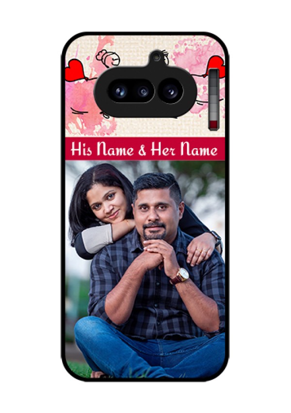 Nothing Phone 4A 5G Custom Glass Phone Case - You And Me Case Design